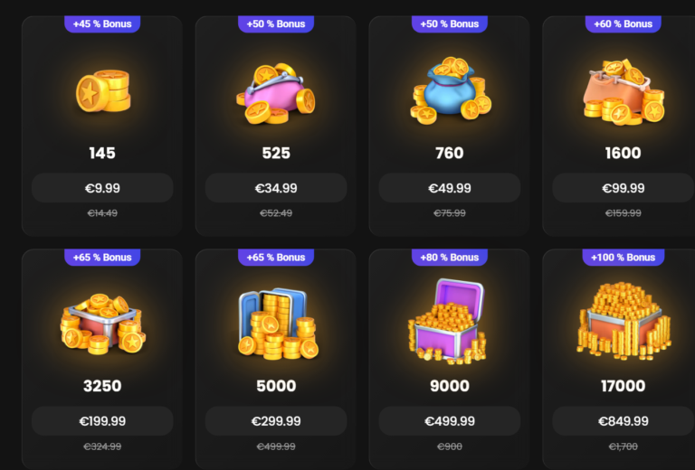 Candy AI-tokenpakketten van 145 tokens voor € 9,99 tot 17.000 tokens voor € 849,99